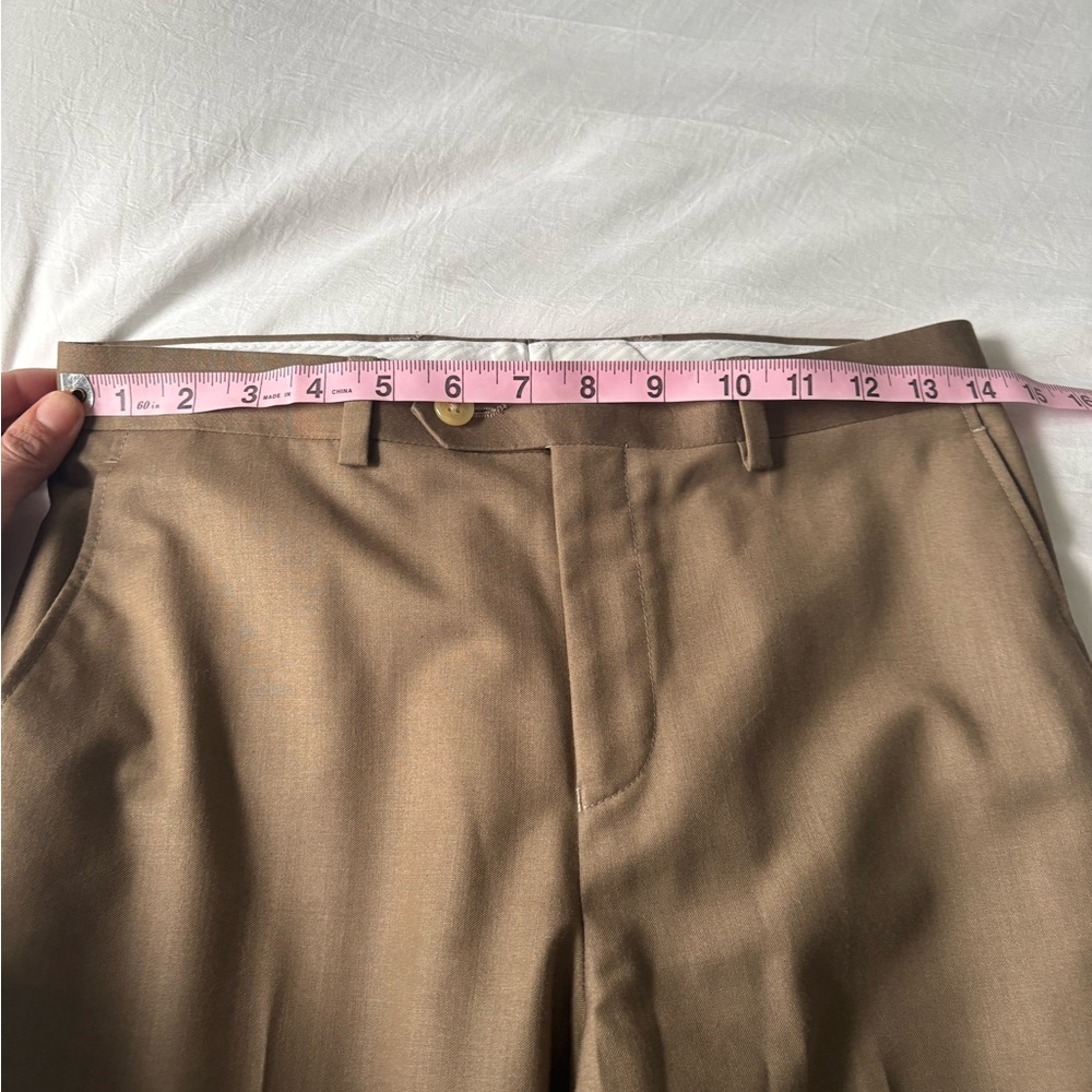 Ralph Lauren Suit Pants/Trousers Size 18R, 29W Light brown, EUC - Picture 9 of 10